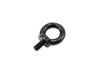 SAFETEX Eyebolt M14/27mm, black galvanized drop forged