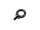 SAFETEX Eye Bolt M14/27mm, black galvanized drop forged