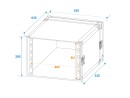 ROADINGER Rack PRO 6U 25cm