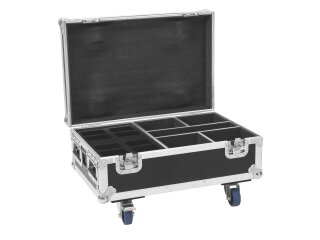 ROADINGER Flightcase 4x AKKU IP UP-4 Plus HCL Spot WDMX with charging function