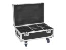 ROADINGER Flightcase 4x AKKU IP UP-4 Plus HCL Spot WDMX...