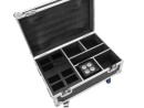 ROADINGER Flightcase 4x AKKU IP UP-4 Plus HCL Spot WDMX with charging function