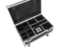 ROADINGER Flightcase 4x AKKU IP UP-4 Plus HCL Spot WDMX with Charging Function