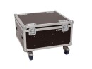 ROADINGER Flightcase 4x LED PLL-480 with wheels