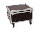 ROADINGER Flightcase 4x LED PLL-480 with wheels