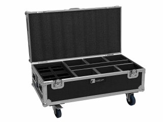 ROADINGER Flightcase 6x AKKU IP UP-4 Plus HCL Spot WDMX with charging function