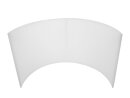 OMNITRONIC Mobile DJ Screen Curved incl. Cover wh