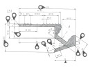 EUROLITE Step Profile for LED Strip black 2m