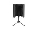 OMNITRONIC AS-04 Tisch-Mikrofon-Absorbersystem, faltbar inkl. Tripod