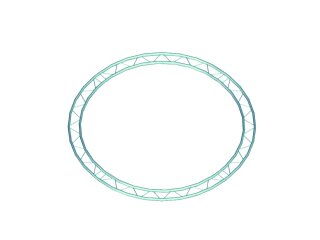 ALUTRUSS BILOCK Circle d=5m (inside) hor. 8tlg.