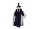 EUROPALMS Halloween Figur Hexe, animiert 175cm