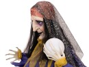 EUROPALMS Halloween Figure Fortune Teller, animated 50cm