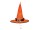 EUROPALMS Halloween Witch Hat 3pc set, illuminated, 36cm
