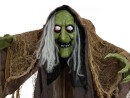 EUROPALMS Halloween Figure Witch Hunchback, animated, 145cm