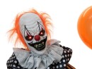 EUROPALMS Halloween Figure Clown with Balloon, animated, 166cm
