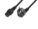 IEC LOCK IEC Power Cable locking 3x1.0 1m bk