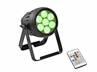 EUROLITE LED IP PAR 7x10W RGBL spot