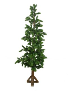 Tannenbaum Spritzguß und echtem Holzstamm,H:150cm, Sonderverkauf