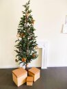 Tannenbaum Spritzguß und echtem Holzstamm,H:220cm, Sonderverkauf