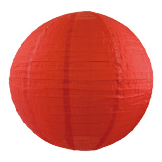 Lampion aus Nylon, für Innen- & Außenbereich     Groesse: Ø 30cm    Farbe: rot