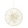 Ring with jute out of metal, to hang     Size: 30cm    Color: white