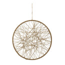 Ring with jute out of metal, to hang     Size: 30cm...