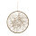 Ring with jute out of metal, to hang     Size: 30cm    Color: natural-coloured