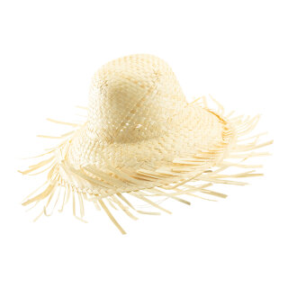 Straw hat out of natural material     Size: Ø 45cm, inside: Ø 20cm    Color: natural-coloured