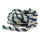 Tau Seil aus Baumwolle     Groesse: 5m, Dicke: 24mm    Farbe: blau/weiß