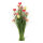 Grasbündel mit Frühlingsblüten, aus Kunststoff     Groesse: 70cm, Fuß: Ø 10cm, Breite: Ø 30cm    Farbe: grün/pink