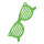Sunglasses out of cardboard, flame retardant B1, double-sided coloured     Size: 23x67cm    Color: green