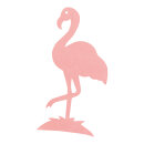 Flamingo out of cardboard, flame retardant B1,...