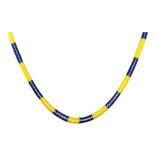 Paper garland flame retardant B1, to hang     Size: 4m, Ø 8cm    Color: yellow/blue