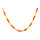 Paper garland flame retardant B1, to hang     Size: 4m, Ø 8cm    Color: yellow/red