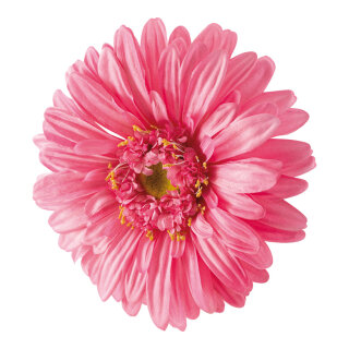 Gerbera head out of artificial silk, to hang     Size: Ø 30cm    Color: pink