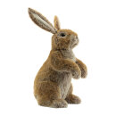 Rabbit out of styropor/fake fur, standing     Size:...