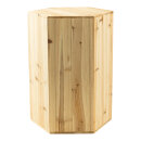 Podest 6-eckig, aus Holz     Groesse: 30x26x15cm, 40cm...