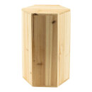 Presenter 6-cornered, out of wood     Size: 20x16,7x10cm,...
