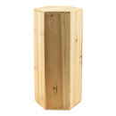 Podest 6-eckig, aus Holz     Groesse: 20x16,7x10cm, 40cm...