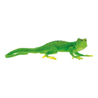 Gecko out of styrofoam, decorated with sequins     Size: 52x25x10cm    Color: green