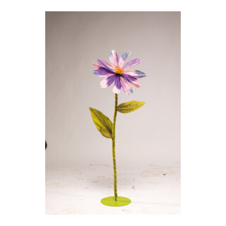 Cosmea head out of paper, with short stem     Size: Ø 40cm    Color: purple/pink