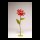 Schmuckkörbchen Blume aus Papier, mit kurzem Stiel     Groesse: Ø 40cm    Farbe: rot