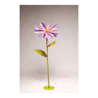 Schmuckkörbchen Blume aus Papier, mit kurzem Stiel     Groesse: Ø 60cm    Farbe: lila/pink