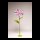 Schmuckkörbchen Blume aus Papier, mit kurzem Stiel     Groesse: Ø 60cm    Farbe: lila/pink