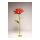 Cosmea head out of paper, with short stem     Size: Ø 60cm    Color: red