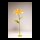 Schmuckkörbchen Blume aus Papier, mit kurzem Stiel     Groesse: Ø 60cm    Farbe: orange