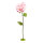 Rose head 3-parts, out of paper/plastic, with 160cm strem, flexible     Size: Ø 50cm, metal base: Ø 25cm    Color: pink