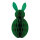 Honeycomb Easter rabbit out of kraft paper, foldable, with magnetic closure     Size: 40cm    Color: green