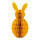 Honeycomb Easter rabbit out of kraft paper, foldable, with magnetic closure     Size: 40cm    Color: yellow