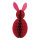 Honeycomb Easter rabbit out of kraft paper, foldable, with magnetic closure     Size: 60cm    Color: fuchsia